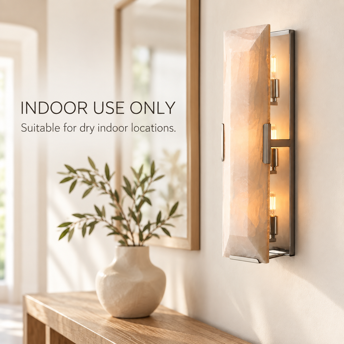 Hadilor Calcite Linear Sconce