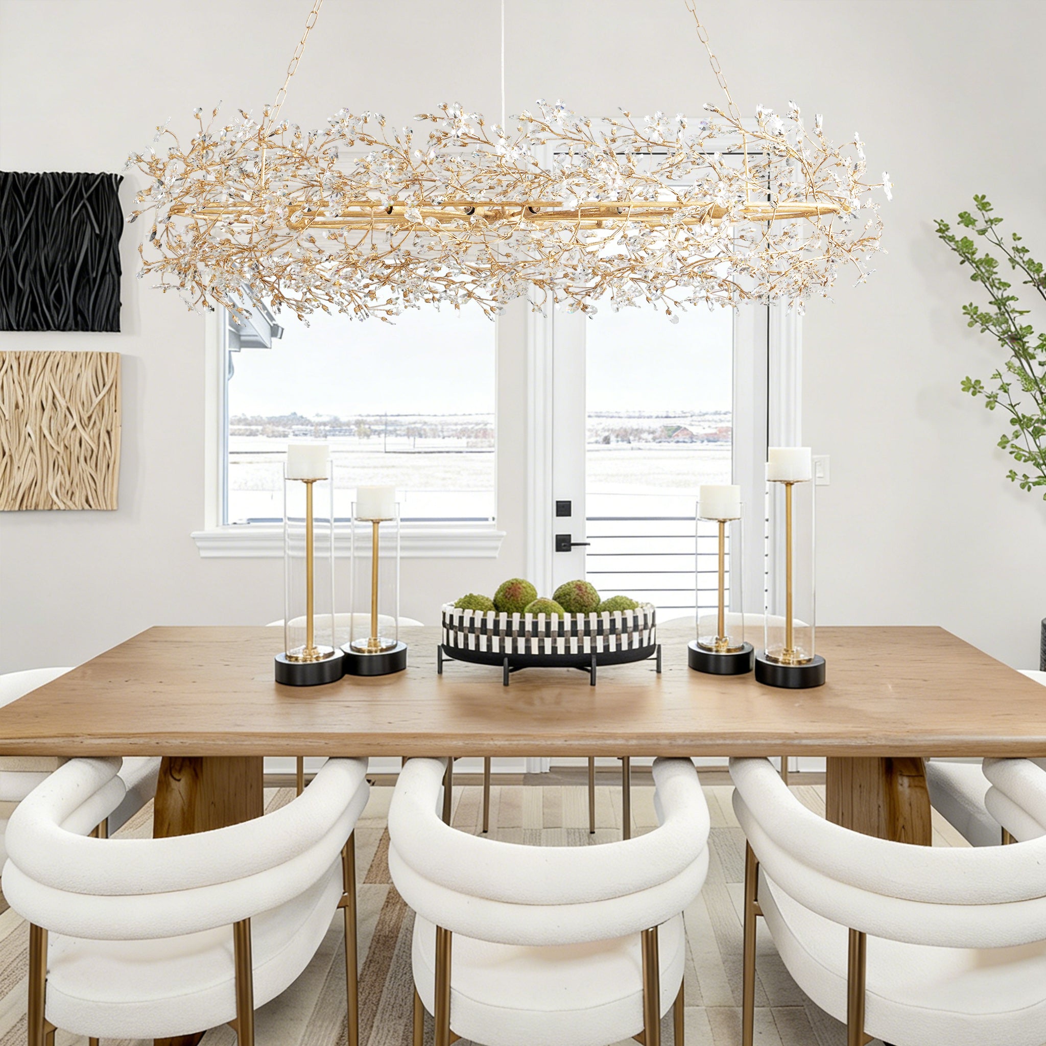 Fiore Oval Chandelier