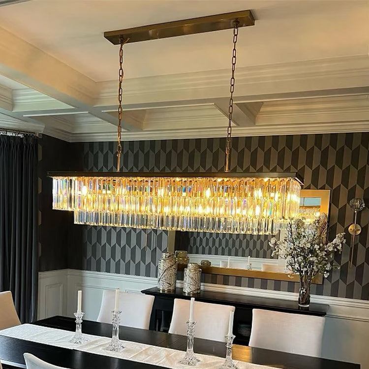 1920S Odeen Rectangular Chandelier