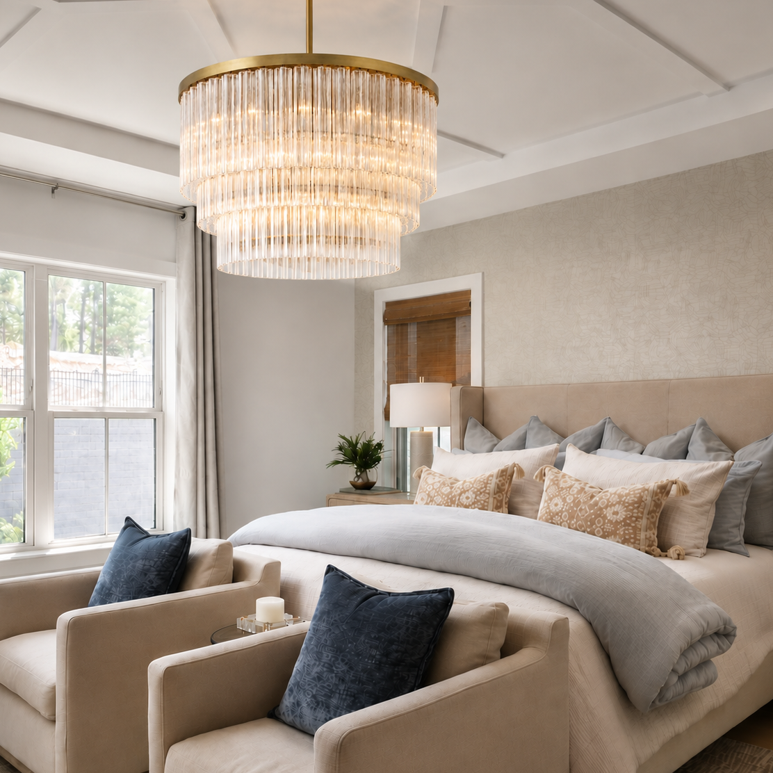 Cirbos Three-Tier Round Chandelier