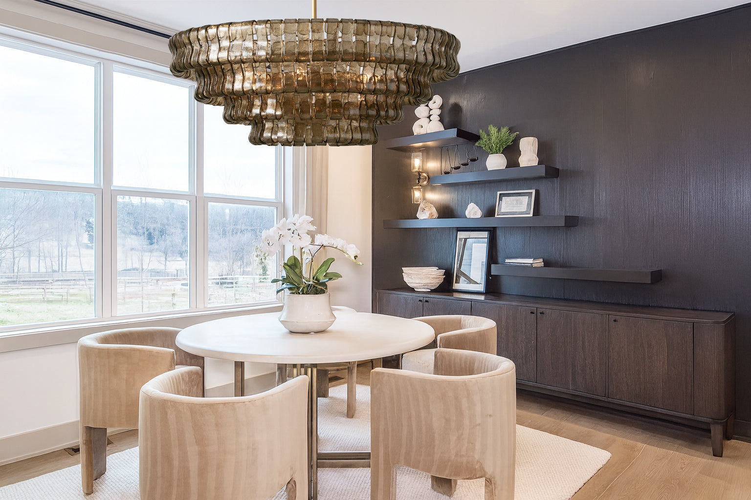 Ghiaccio Round Chandelier