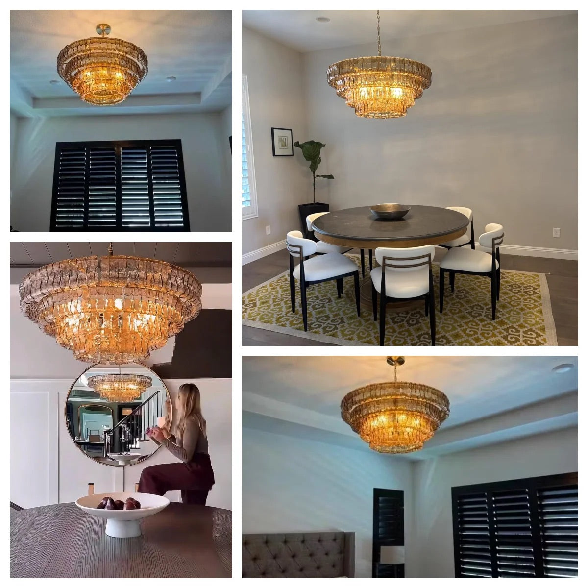 Ghiaccio Round Chandelier