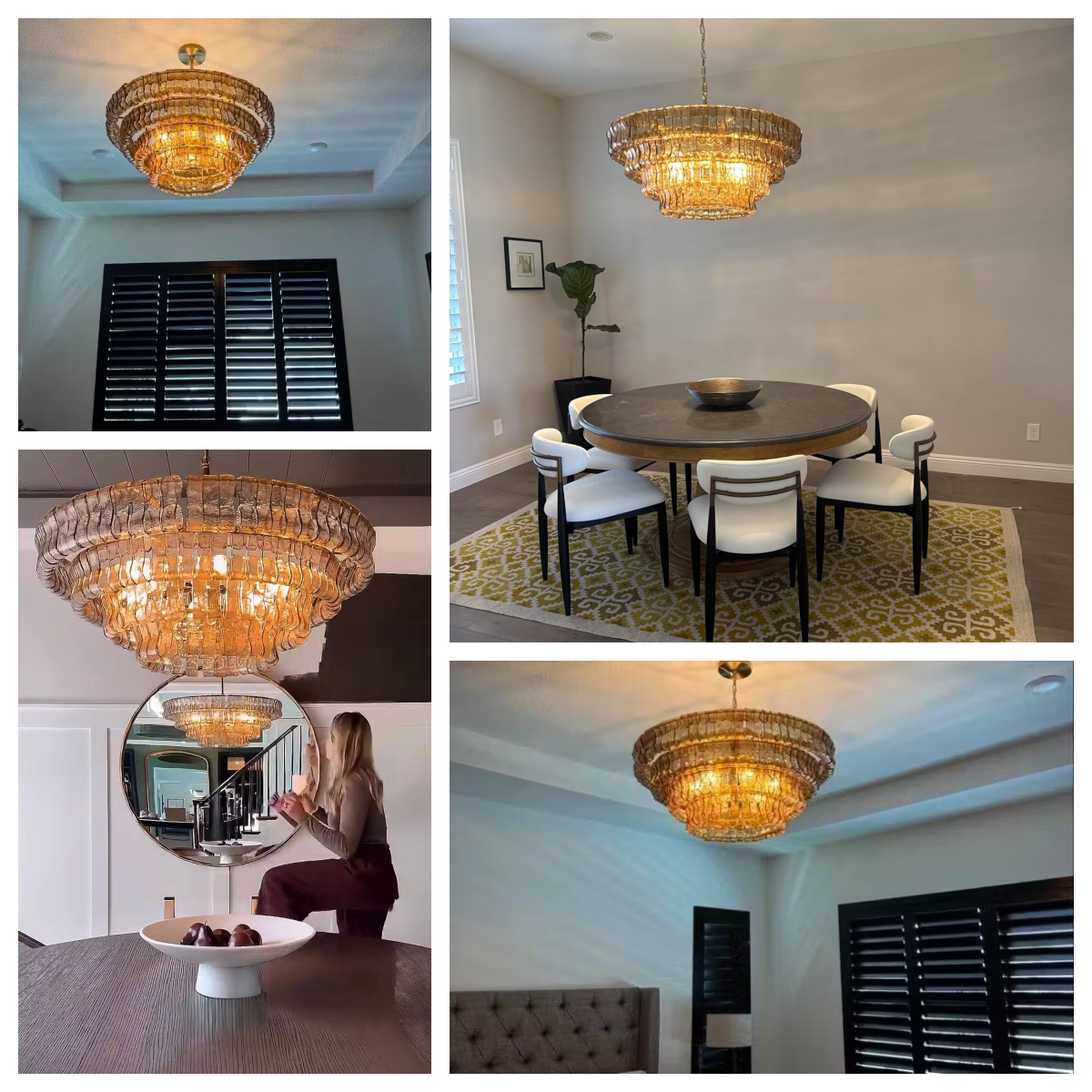 Ghiaccio Round Chandelier