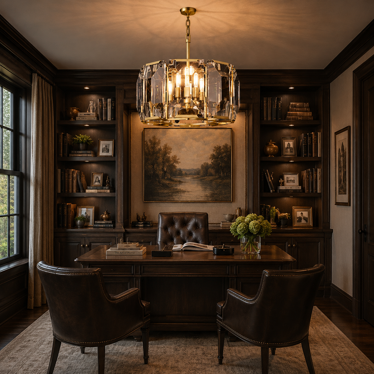 Marlow Crystal Round Chandelier