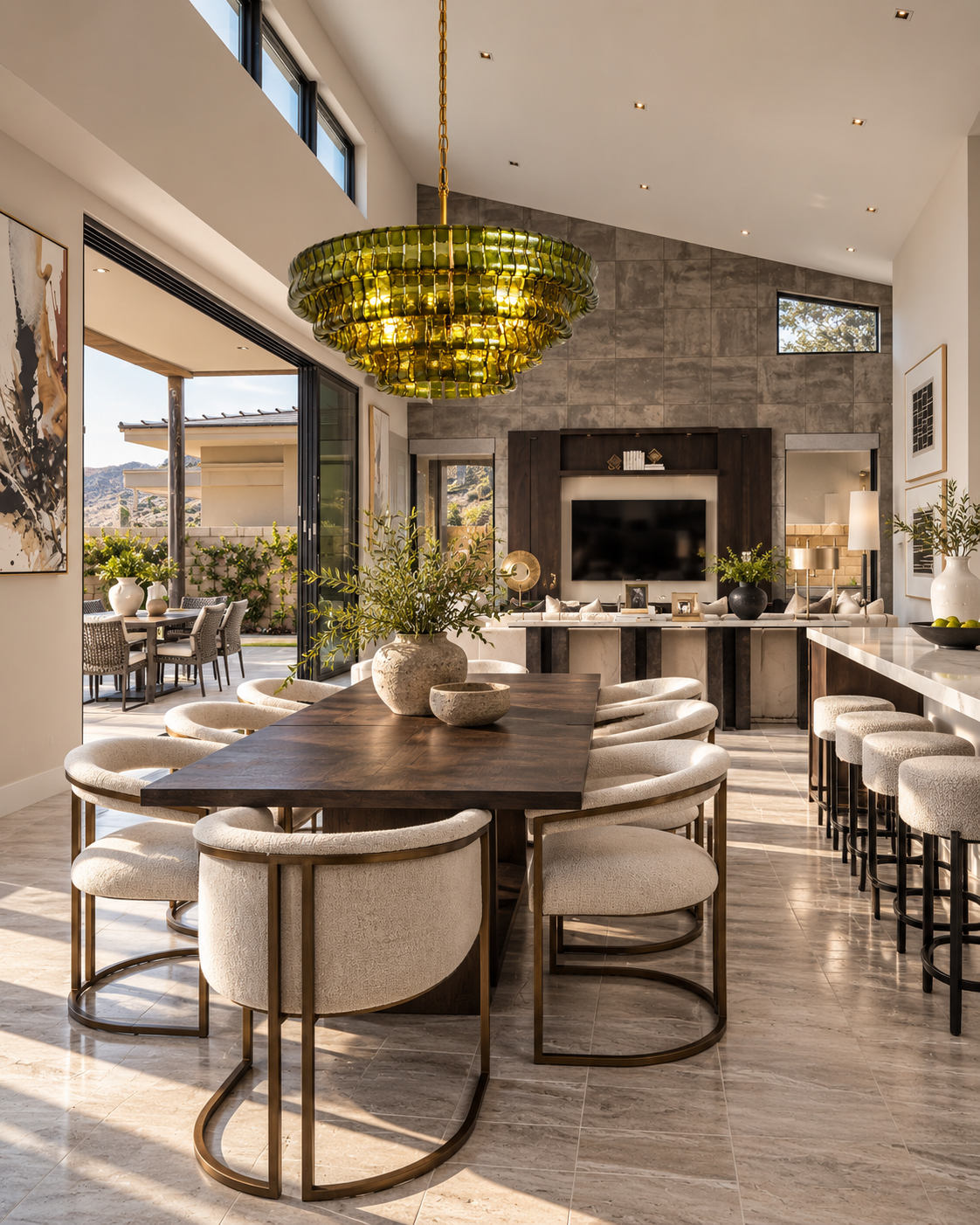 Ghiaccio Round Chandelier