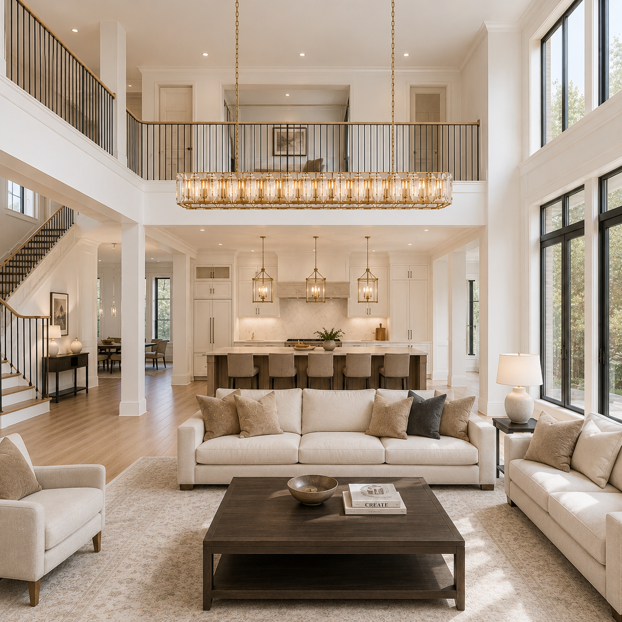 Marlow Crystal Rectangular Chandelier