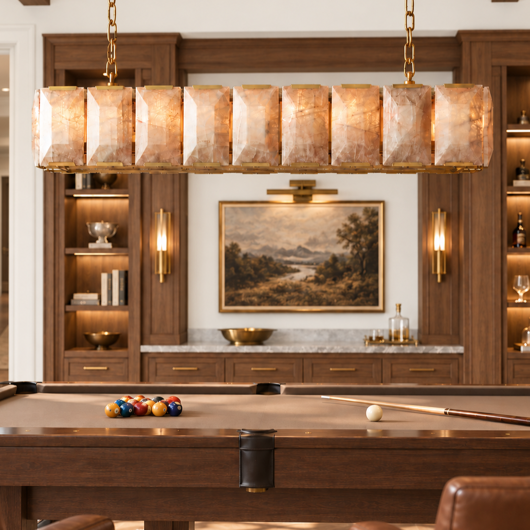 Hadilor Calcite Rectangular Chandelier