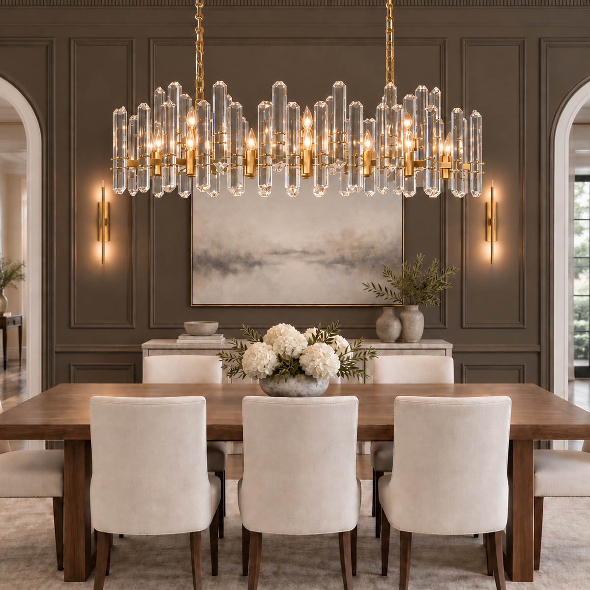 Bororence Linear Chandelier