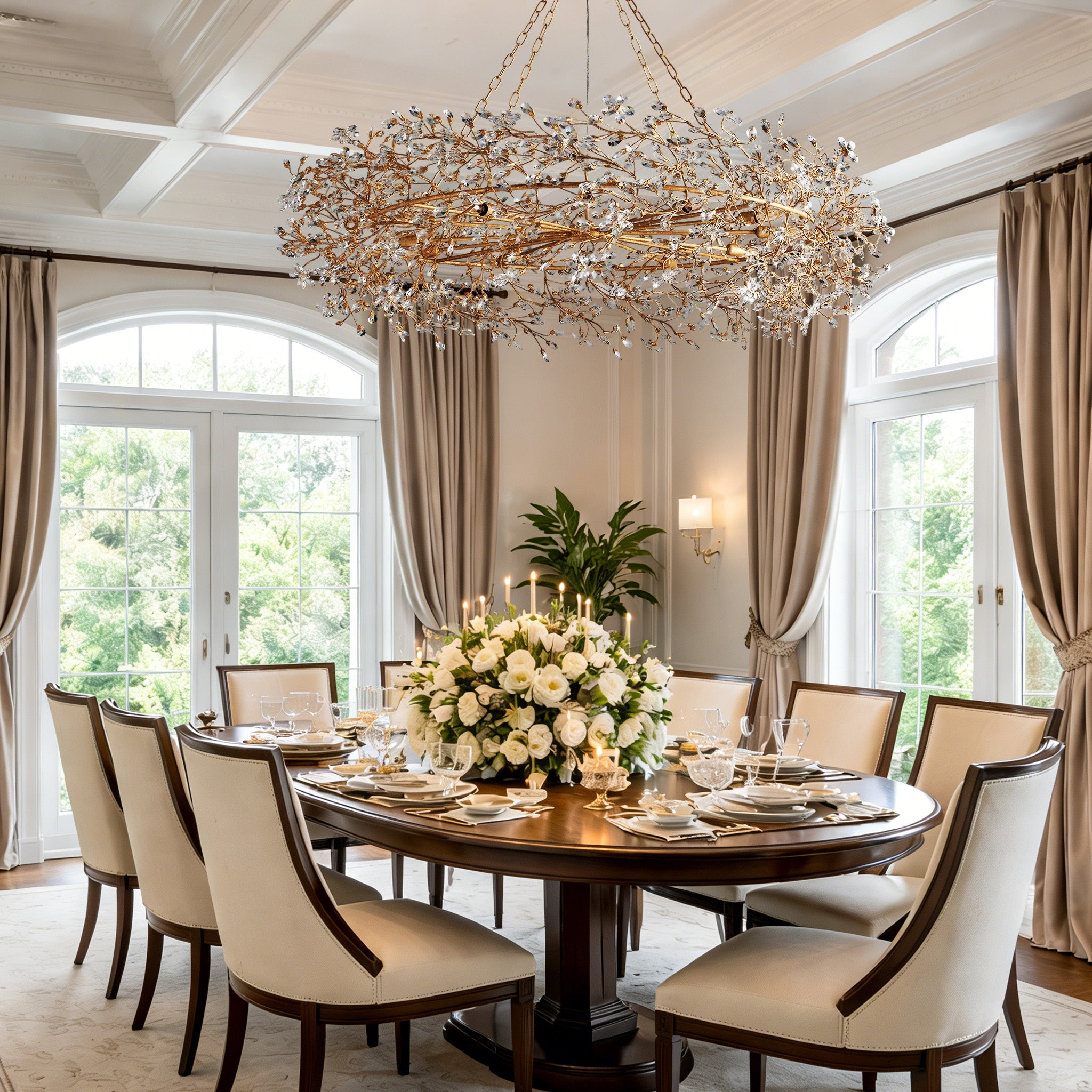 Fiore Crown Chandelier