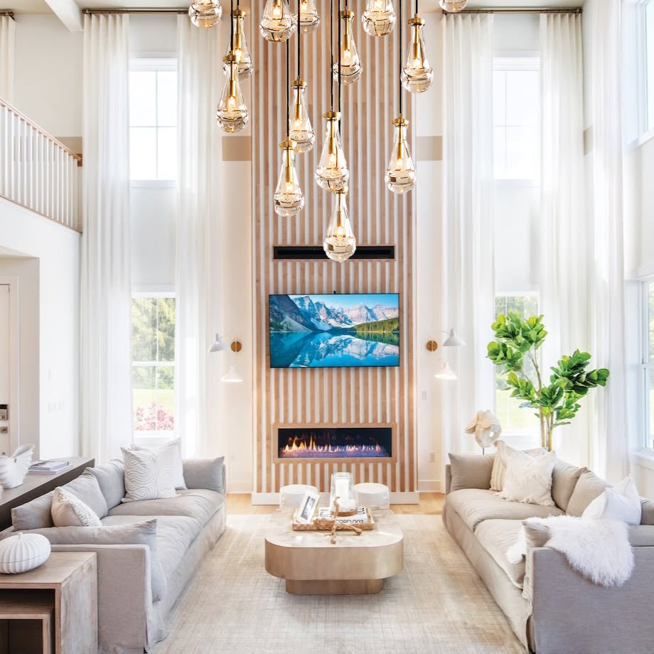 Rainy Round Chandelier