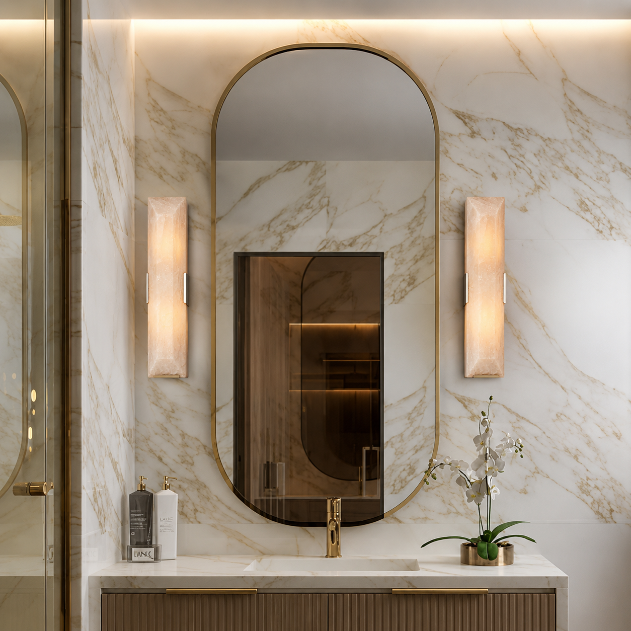 Marlow Calcite Linear Sconce
