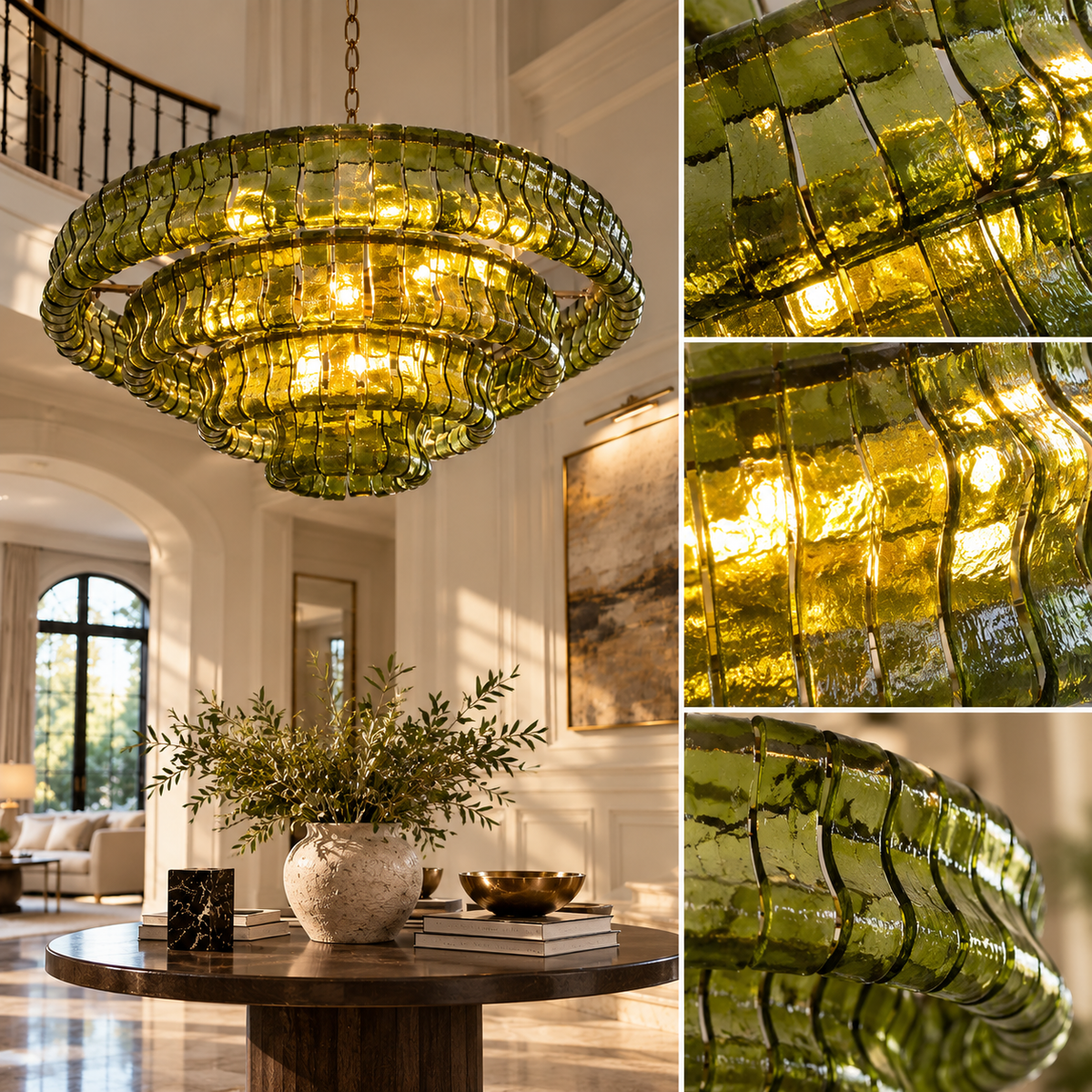 Ghiaccio Round Chandelier