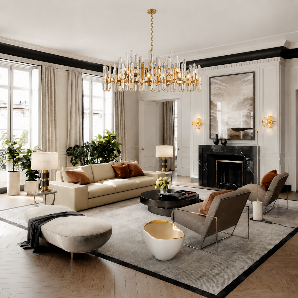 Bonington Round Chandelier