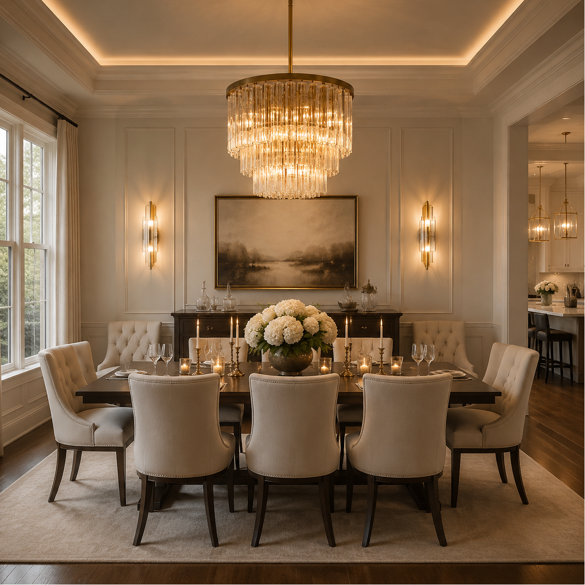 Cirbos Three-Tier Round Chandelier