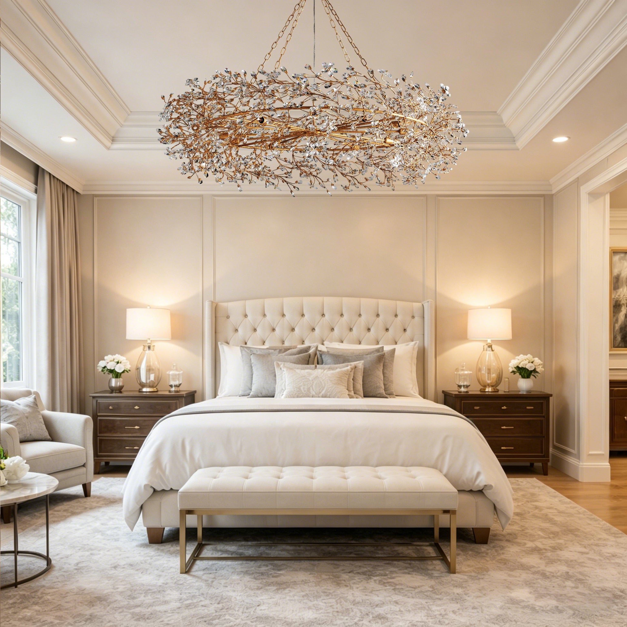 Fiore Crown Chandelier