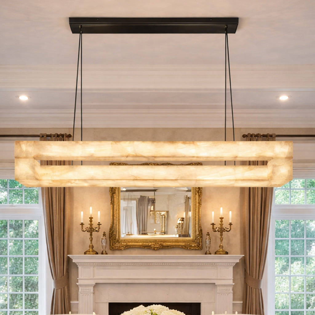 Livage Lueur Rectangular Chandelier