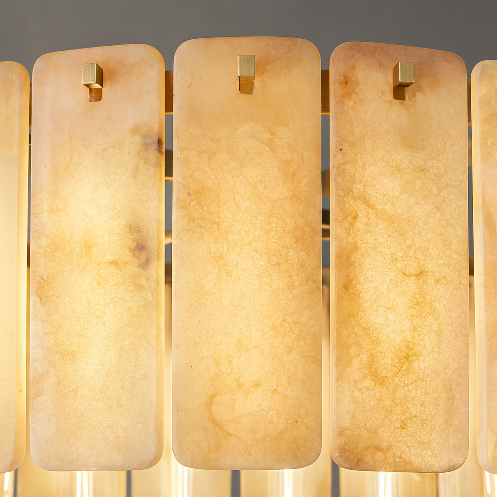 Calametta Onyx Round Chandelier