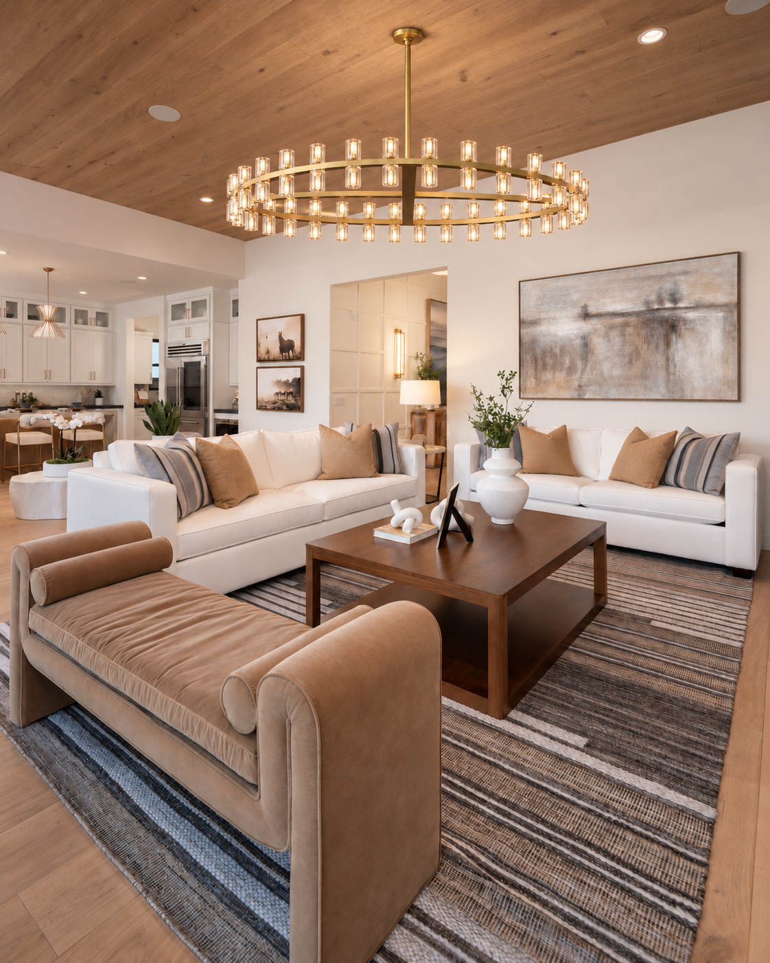 Arcuphoe Led Round Chandelier