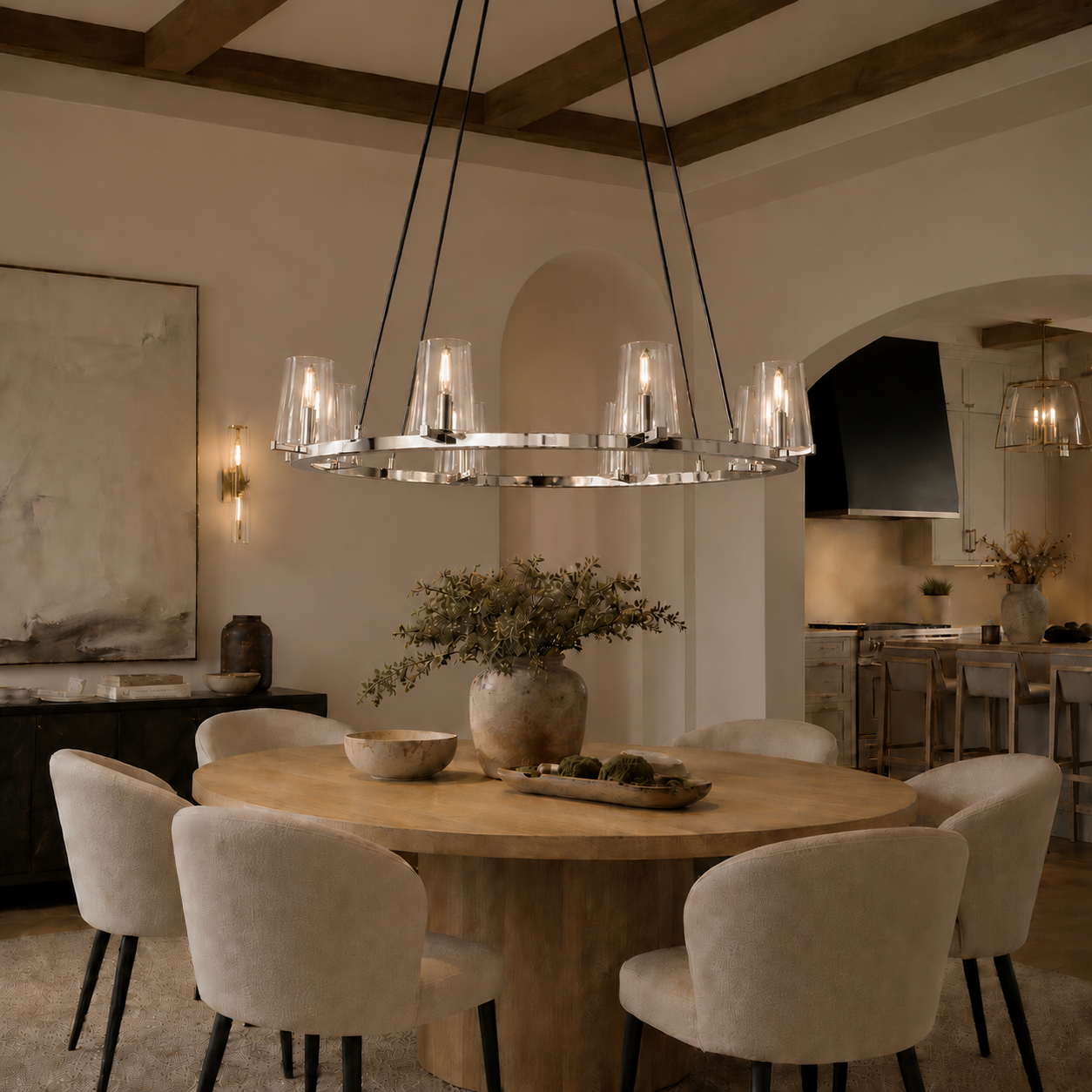 Pauillace Round Chandelier