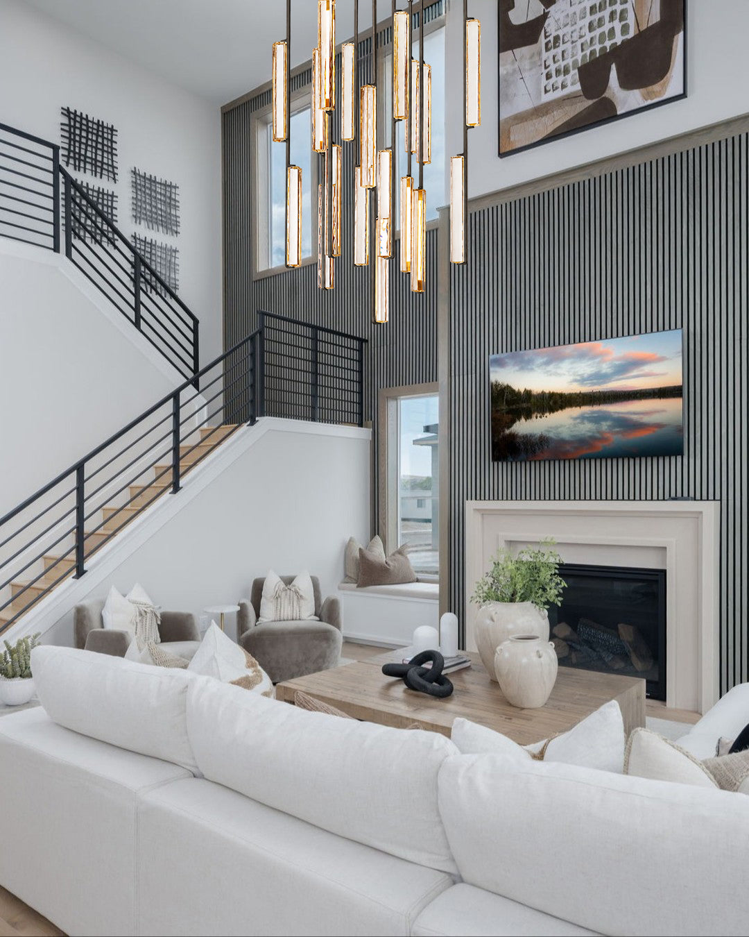 Audocon Crystal Round Chandelier