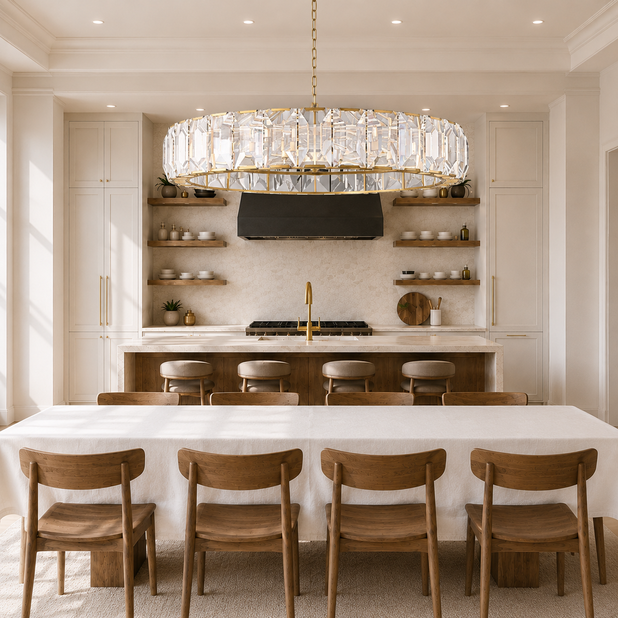 Hadilor Crystal Round Chandelier