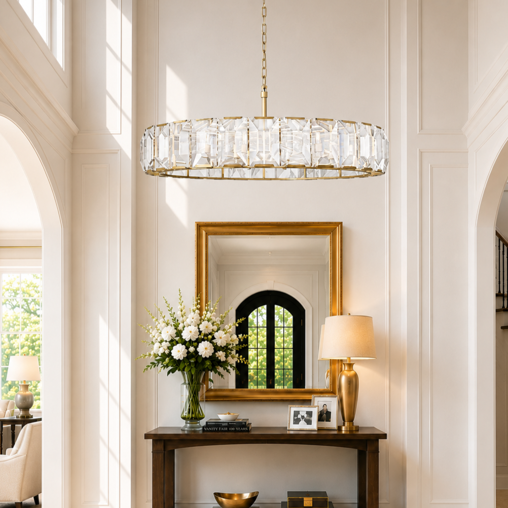 Hadilor Crystal Round Chandelier