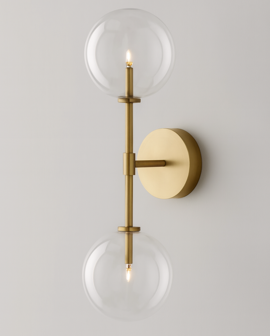Glass Global Linear Sconce