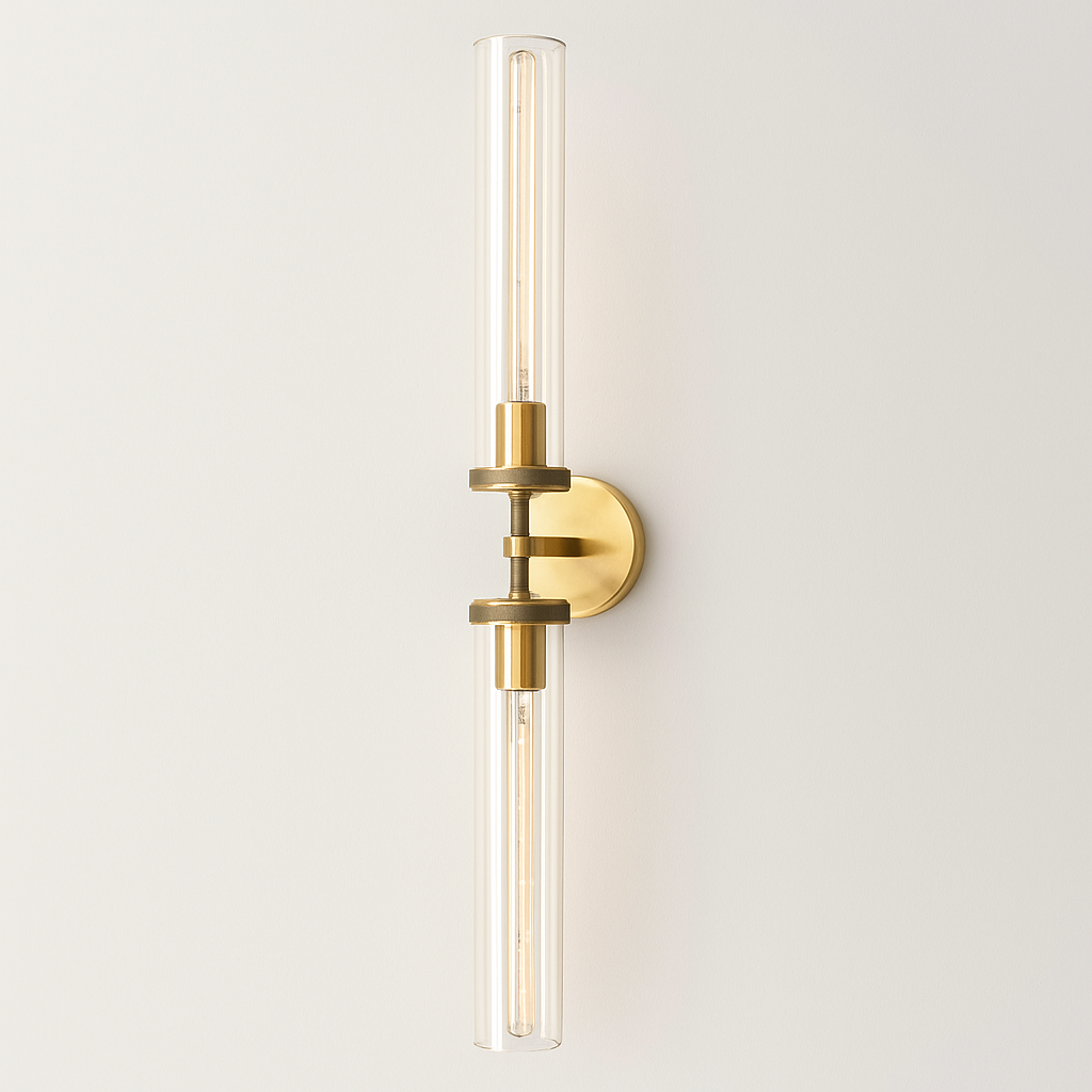 Lambety Knurled Grand Linear Sconce
