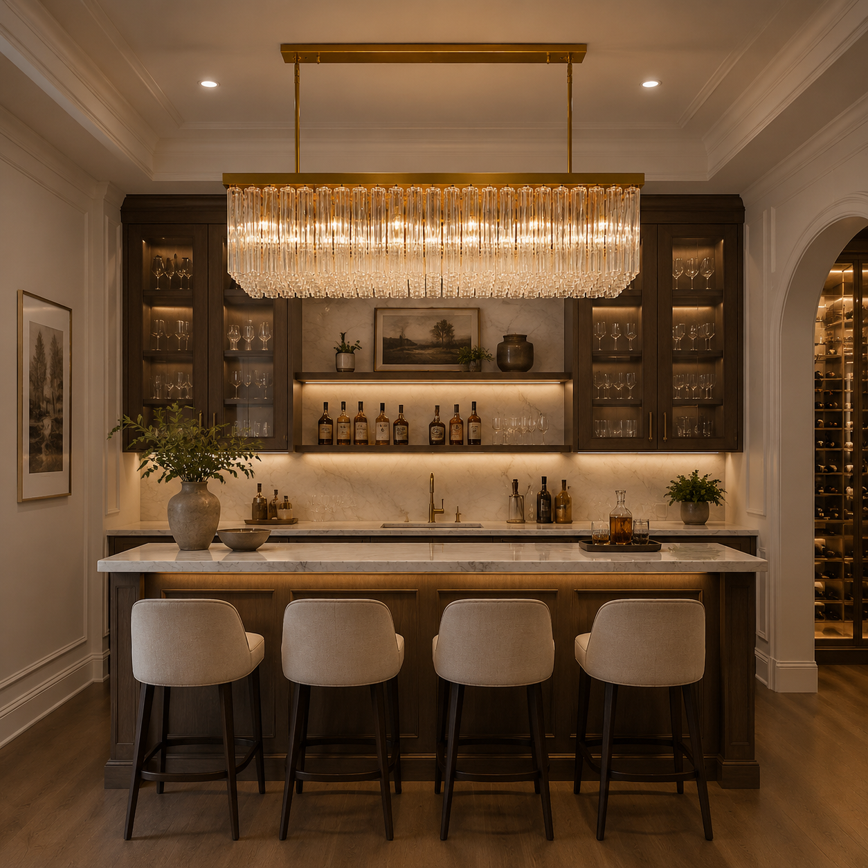 Ciello Rectangular Chandelier
