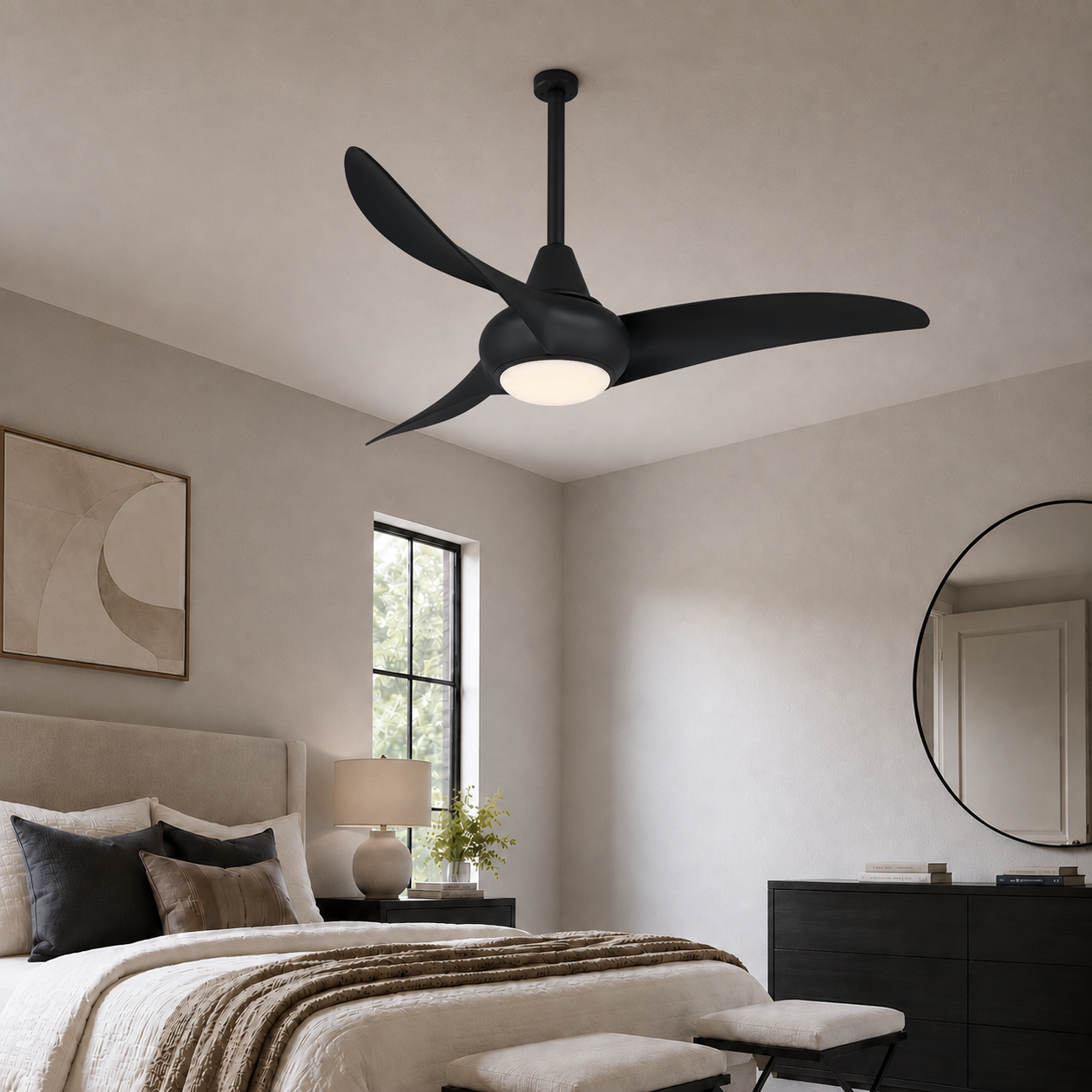 Luminous Wave- LED Ceiling Fan