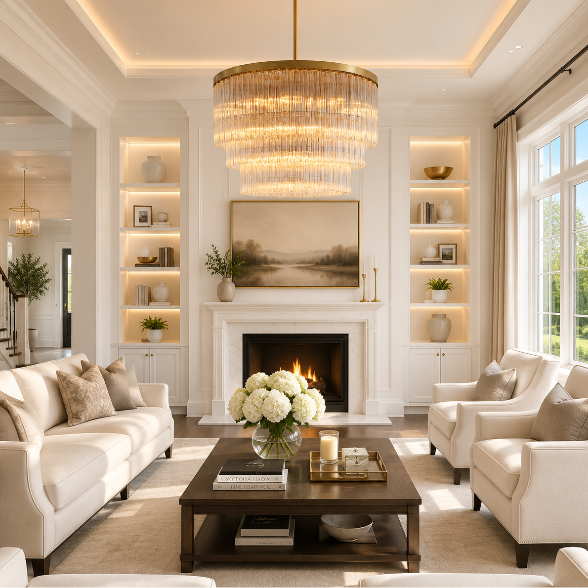 Cirbos Three-Tier Round Chandelier