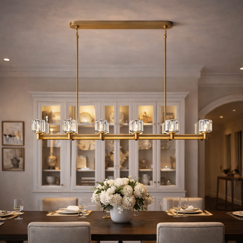 Demared Double Linear Chandelier