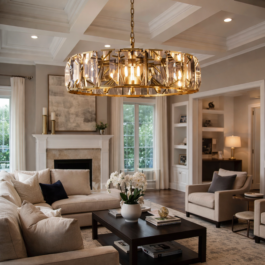 Marlow Crystal Round Chandelier