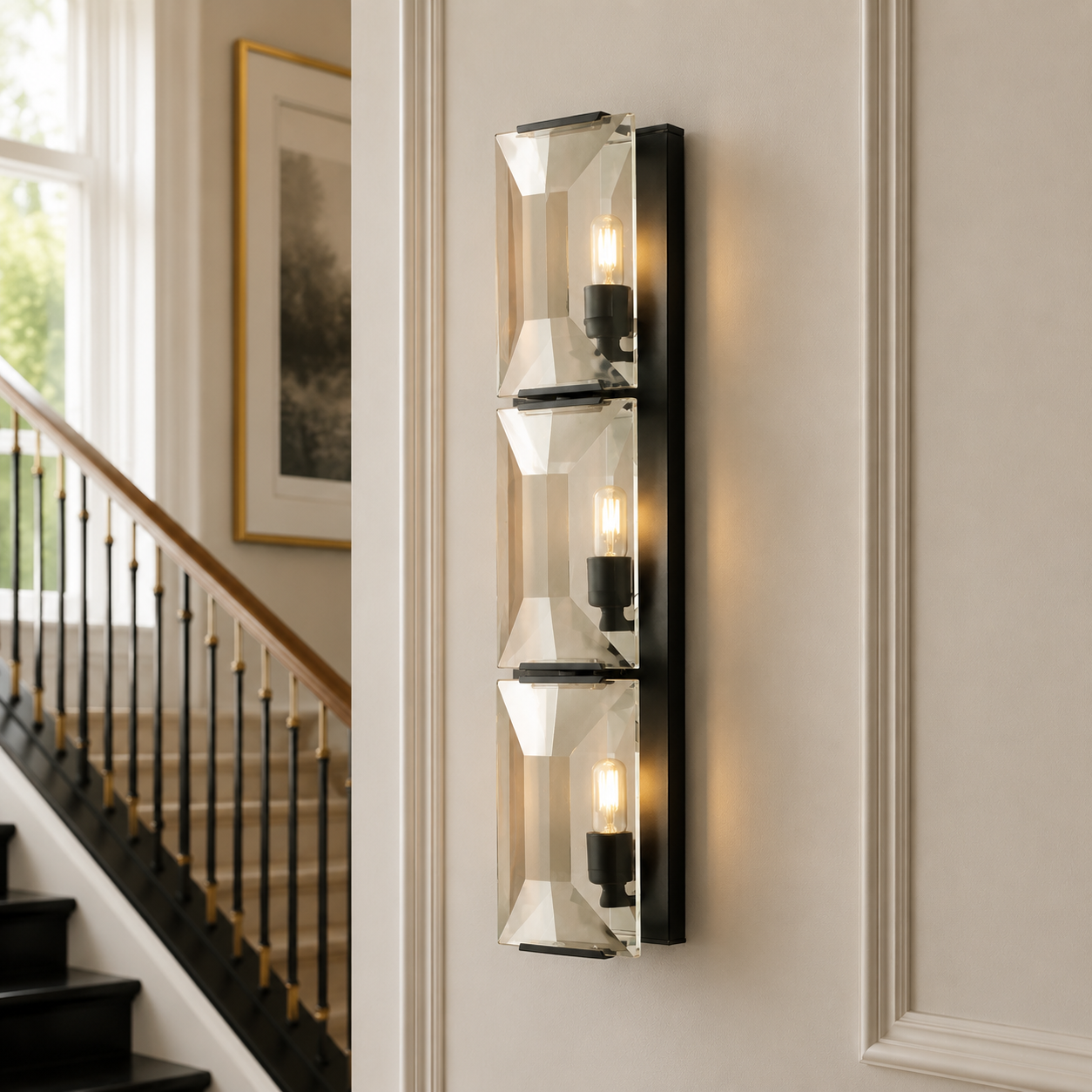 Hadilor CRYSTAL TRIPLE SCONCE