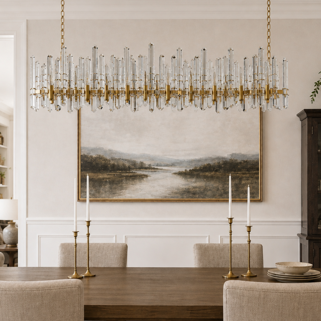 Bororence Linear Chandelier
