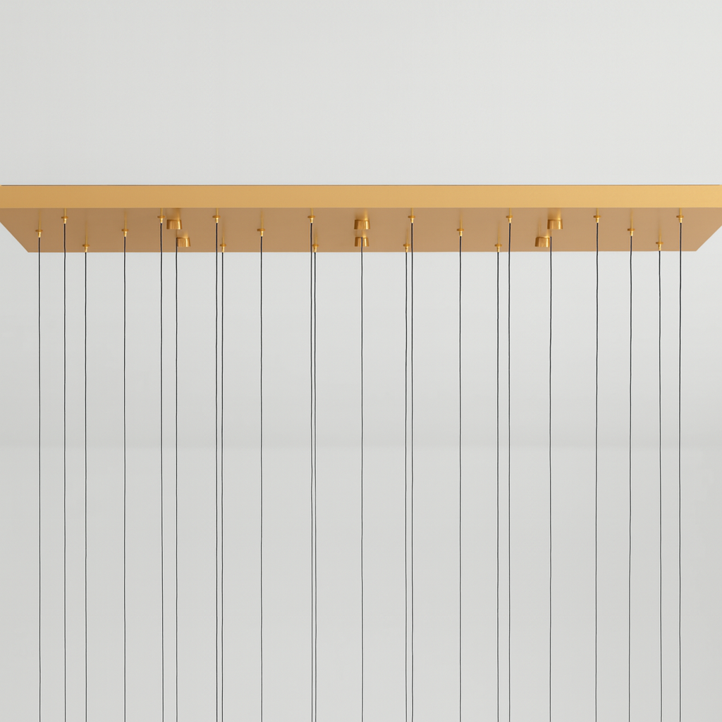 Soltaire Linear Chandelier, Chandelier for Dining Room, Living Room