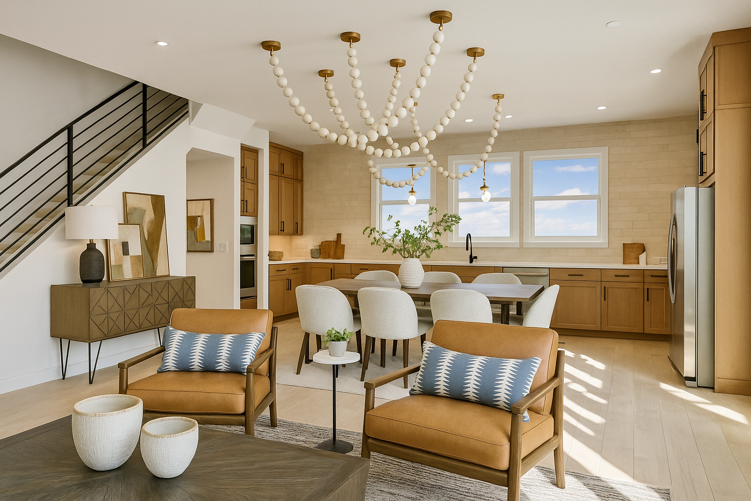 X-Pearl Necklace Chandelier