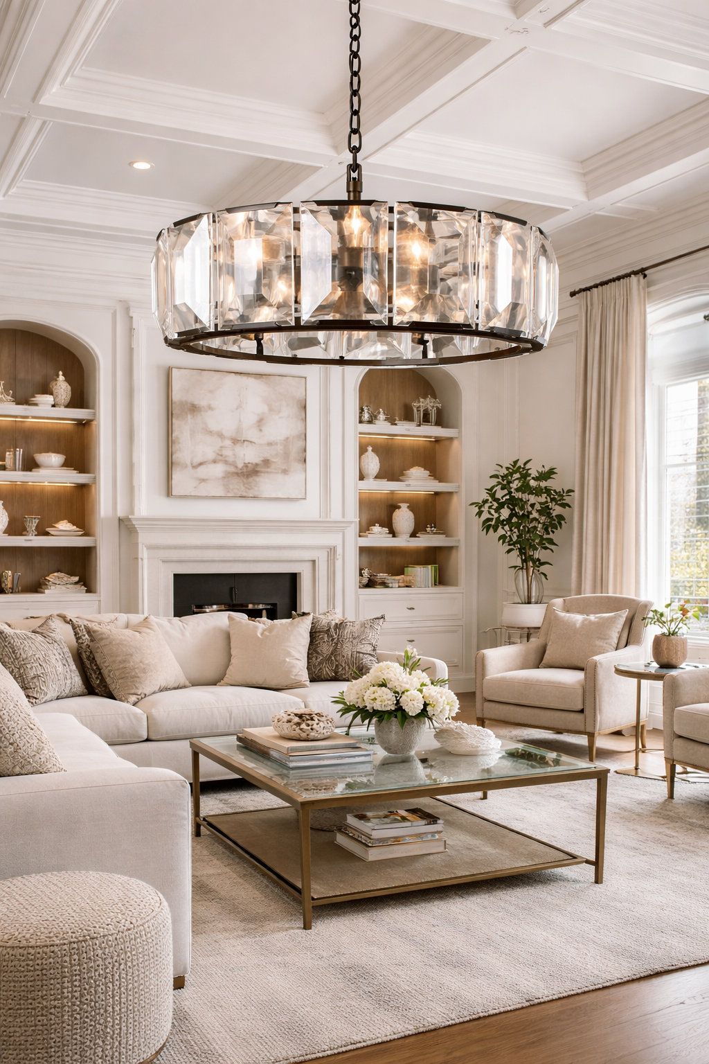 Marlow Crystal Round Chandelier