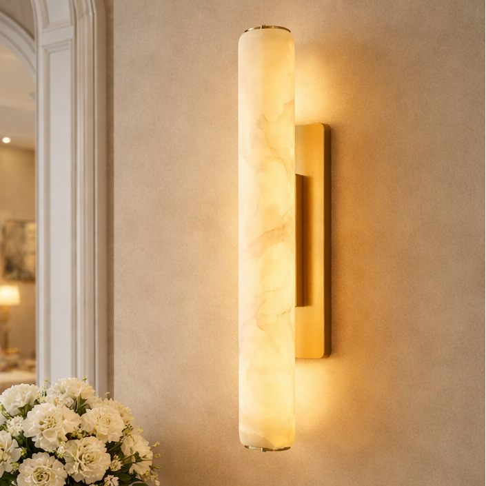 BUDUBON MARBLE STONE SINGLE SCONCE