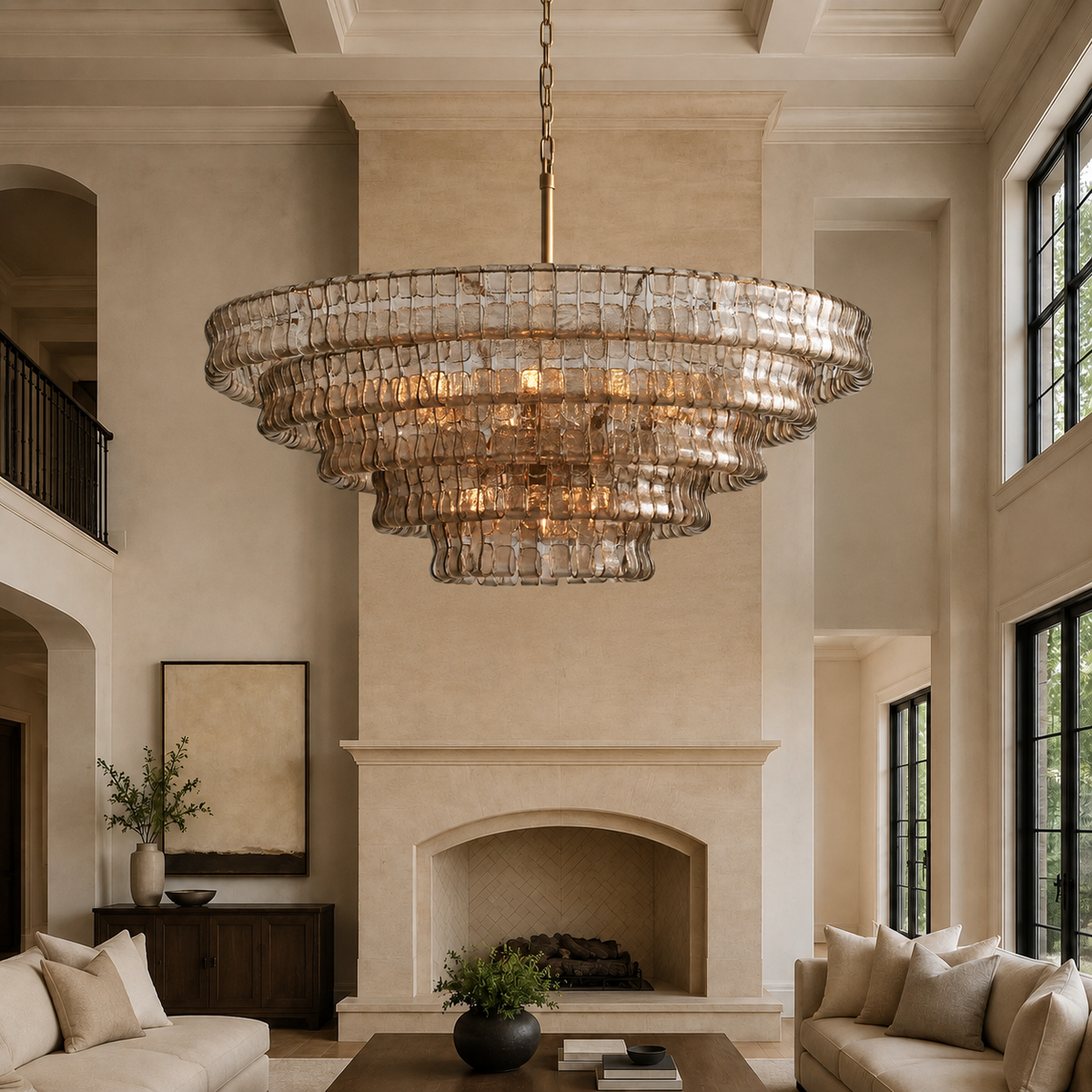 Ghiaccio Round Chandelier