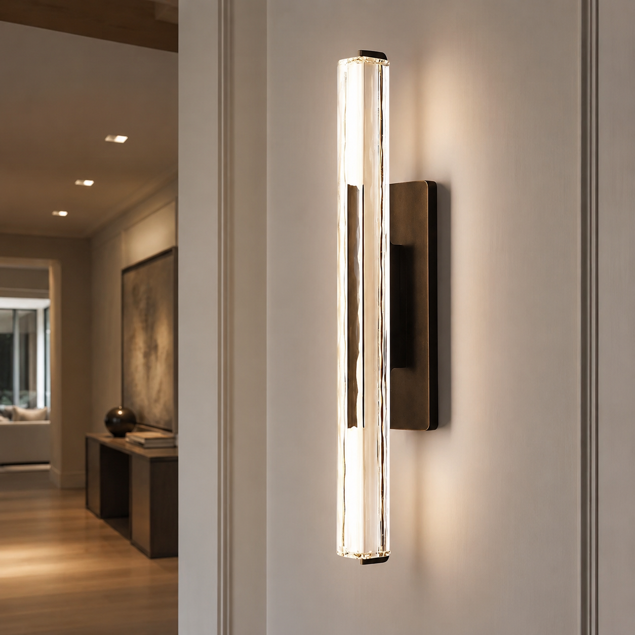 Budubon Crystal Single Sconce
