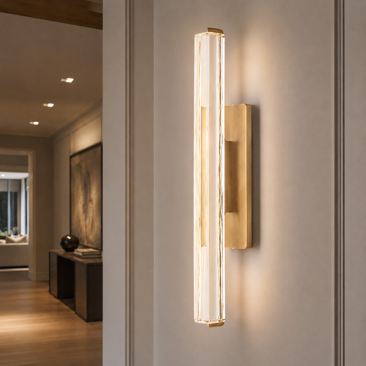 Budubon Crystal Single Sconce
