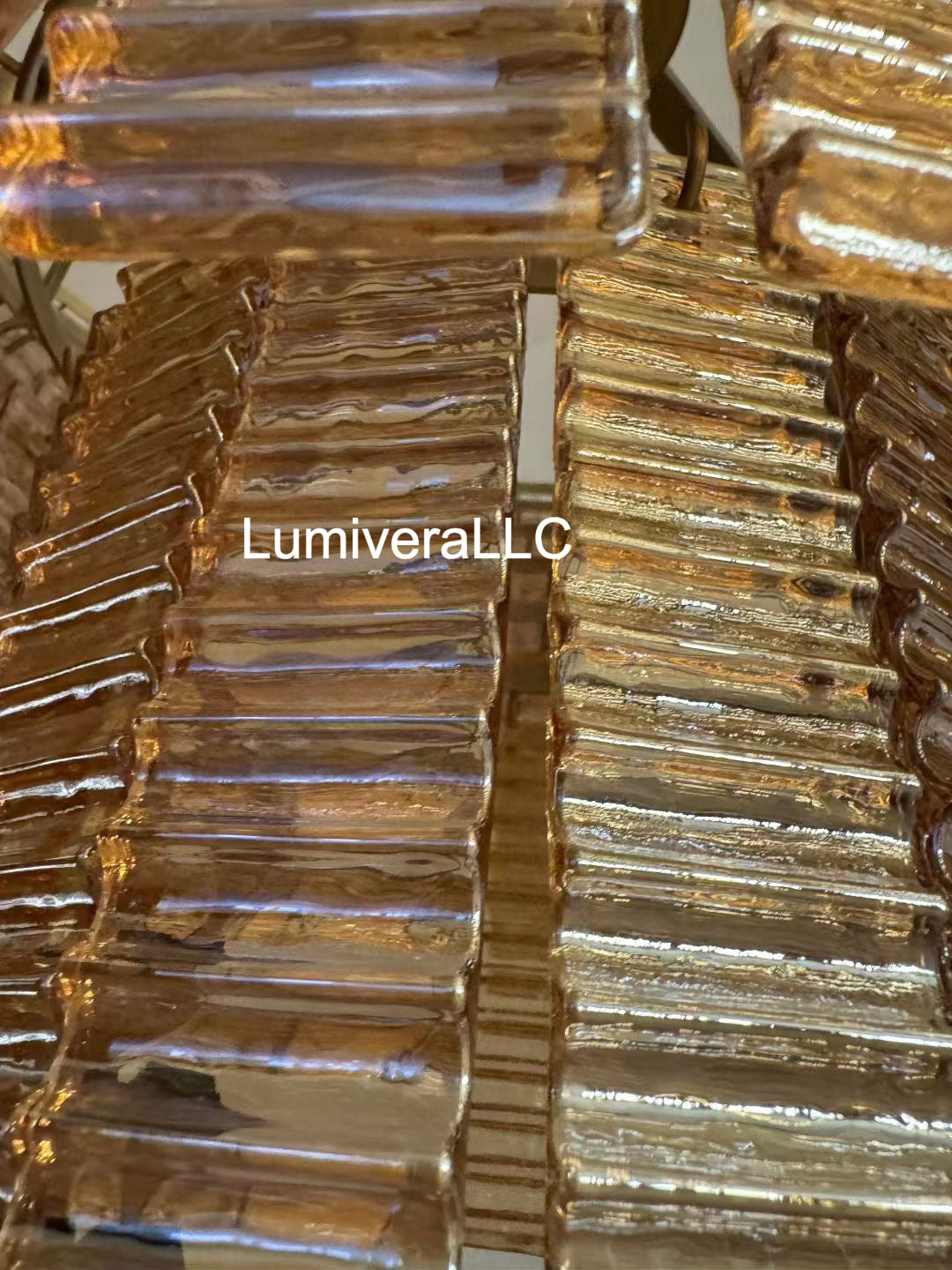 Lirene Smoke Glass Linear Chandelier