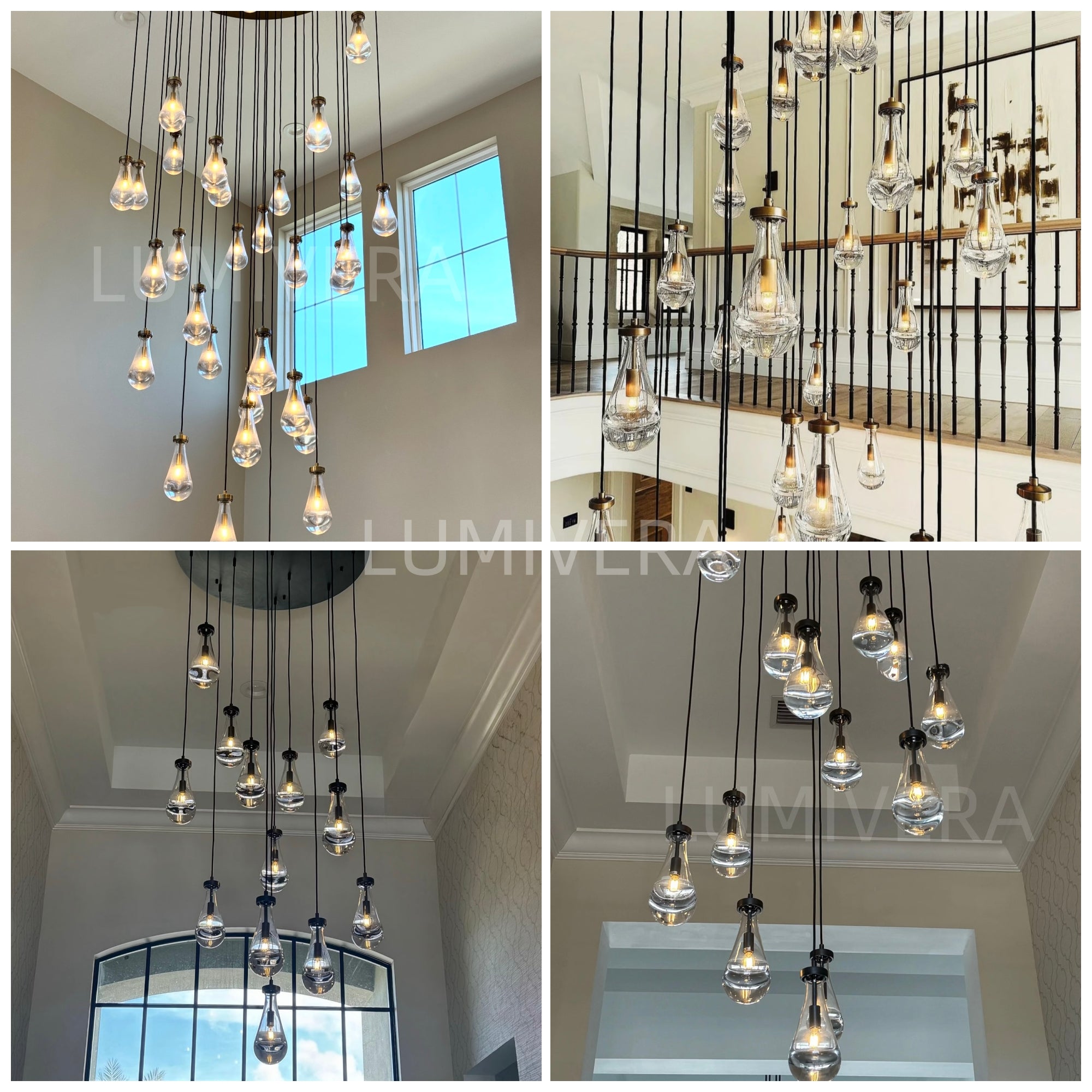 Rainy Round Chandelier