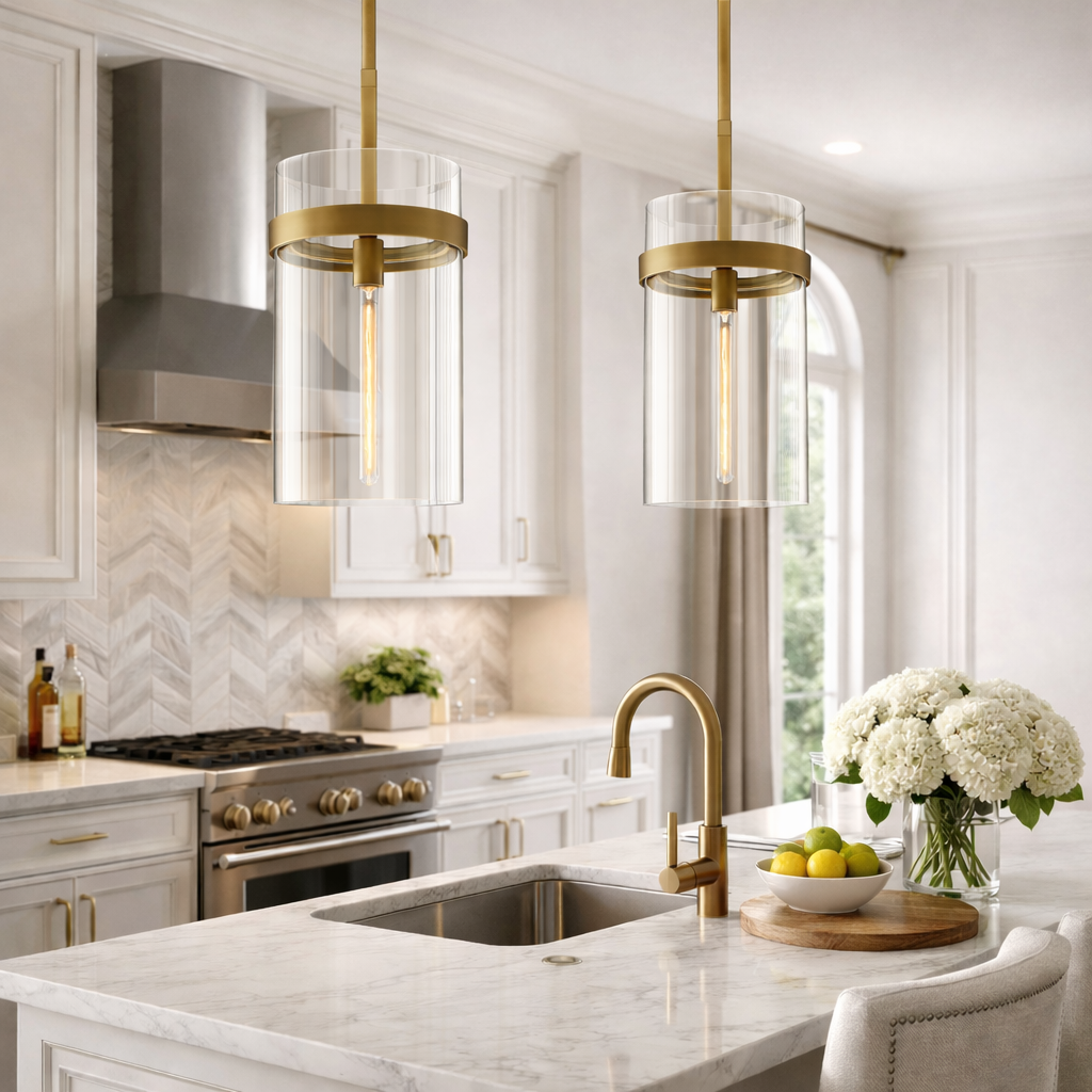 Ravellet Clear Glass Pendant