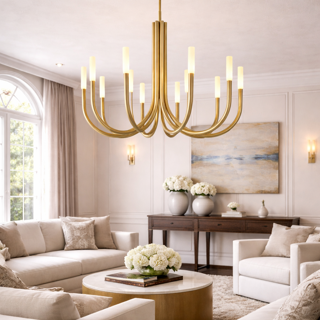 Rousseaur Round Chandelier