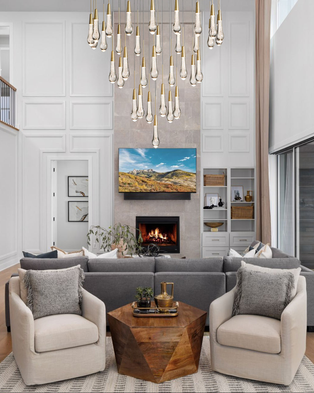 Soltaire Round Chandelier