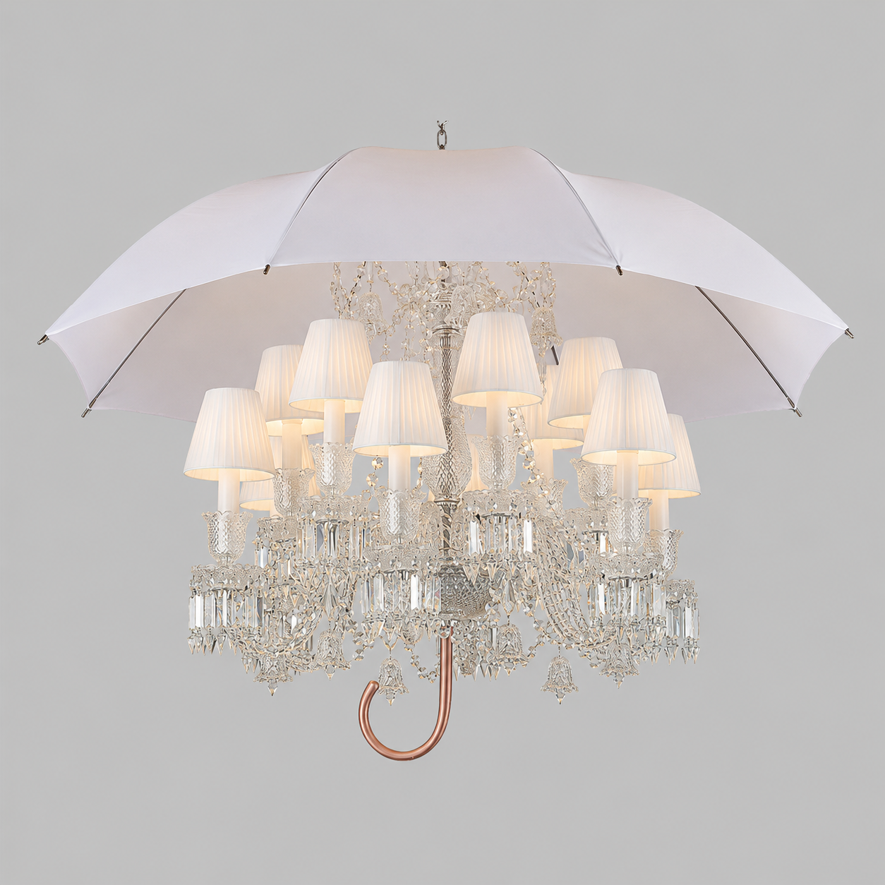 Crystal Lighting with Umbrella