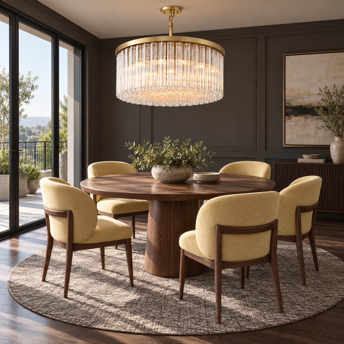 Cirbos Round Chandelier
