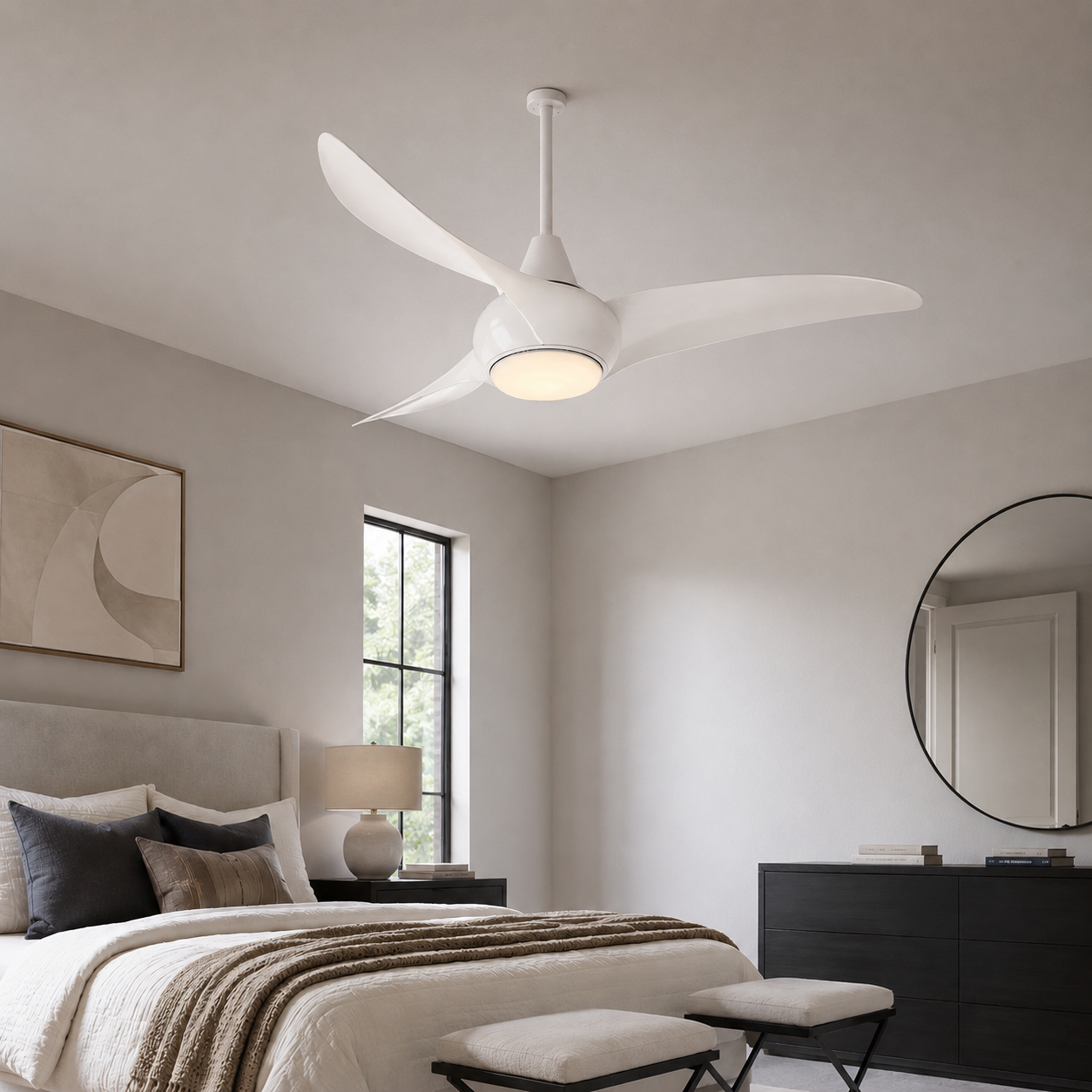 Luminous Wave- LED Ceiling Fan